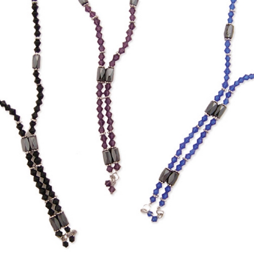 Magnetite & Facet Glass Bead Multi Wear Strand