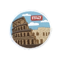 Italy Landmark Embroidered Iron On Patch Applique