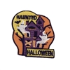 Haunted House Halloween Embroidered Iron On Patch Applique