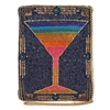 Mary Frances Rainbow Martini Cocktail Beaded Mini Crossbody