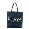 Alex Max Playa Woven Jute Tall Tote Beach Bag