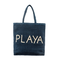Alex Max Playa Woven Jute Tall Tote Beach Bag