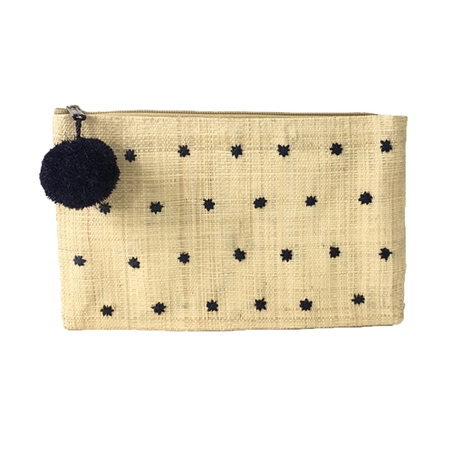 Mar Y Sol Sophia Star Polka Dot Slim Clutch