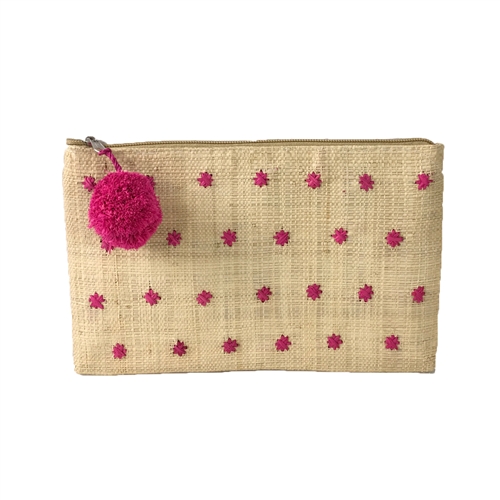 Mar Y Sol Sophia Star Polka Dot Slim Clutch