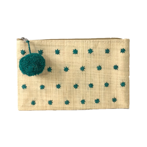 Mar Y Sol Sophia Star Polka Dot Slim Clutch
