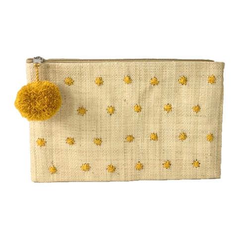 Mar Y Sol Sophia Star Polka Dot Slim Clutch