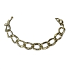 Zad Jewelry  Large Links Chunky Chain Choker Short Necklace