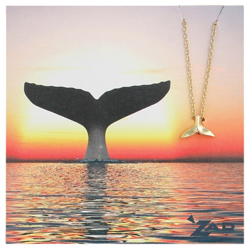 Zad Jewelry Spirit Whale Pendant Necklace