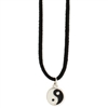 Zad Jewelry Yin Yang Mood Pendant Choker Necklace
