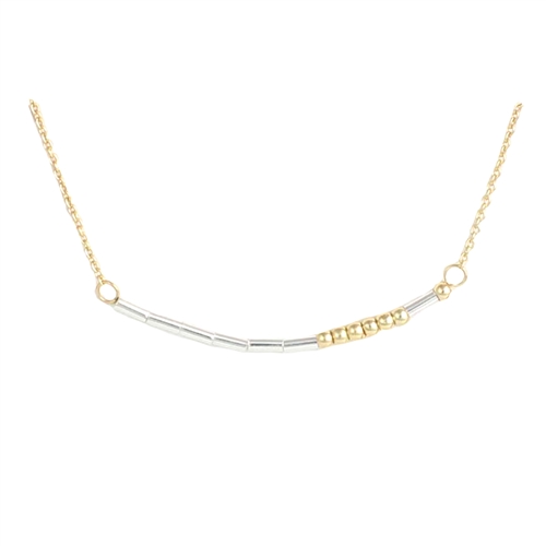 Mother Morse Code Secret Message Necklace