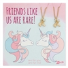 Friends Like Us BFF Unicorn Pendant Necklace Set of 2, Best Friend Necklaces, Rare & Unique Friendship Jewelry Gift for Women