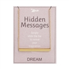 Hidden Messages Slide Bar Engraved DREAM Necklace