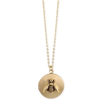 All The Buzz Bee Locket Pendant Necklace
