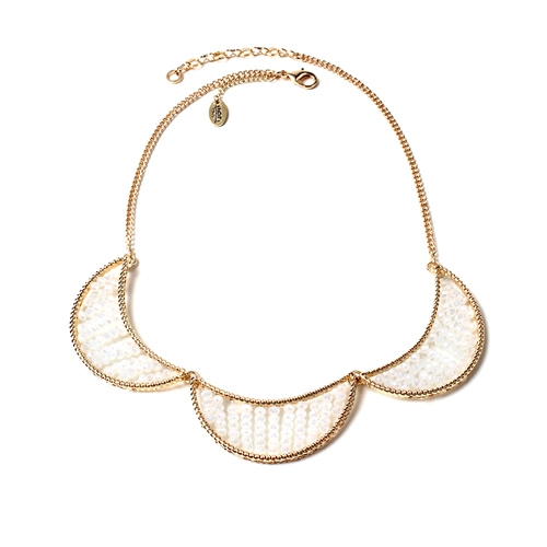 Amrita Singh Crescent Beaded Necklace