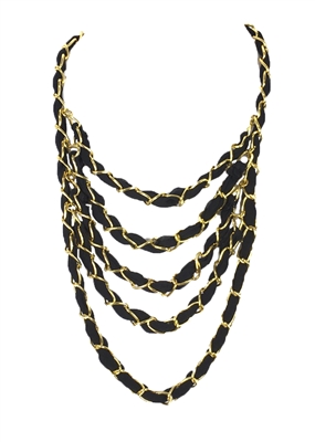 Amrita Singh Elsa 5 Tier Chain Necklace