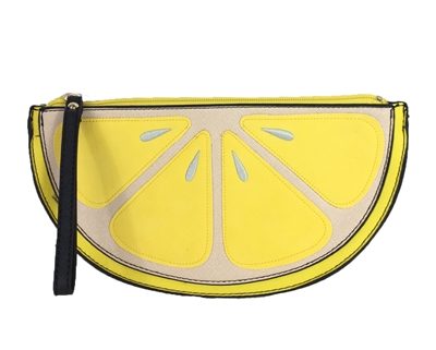 New Look Lemon Slice Clutch Wristlet