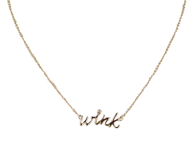 Kate Spade Say Yes Wink Necklace