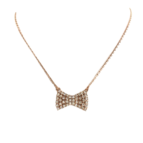 Kate Spade Sparkling Bow Pendant Necklace