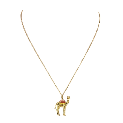 Kate Spade Spice Things Up Camel Pendant Necklace