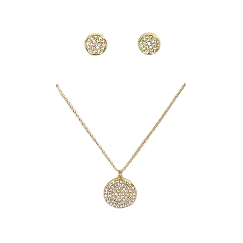 Kate Spade All That Glitters Pave Pendant & Earrings Boxed Set