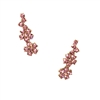 Kate Spade Crystal Flower Ear Pin Crawler Earrings