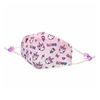 OMG! Reusable Unicorn Face Mask, Pink Ombre 3D Mask with Pocket, Washable & Breathable Fabric Face Covering for Women