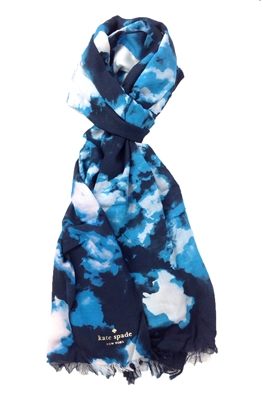 Kate Spade New York Night Sky Print Twill Scarf Wrap