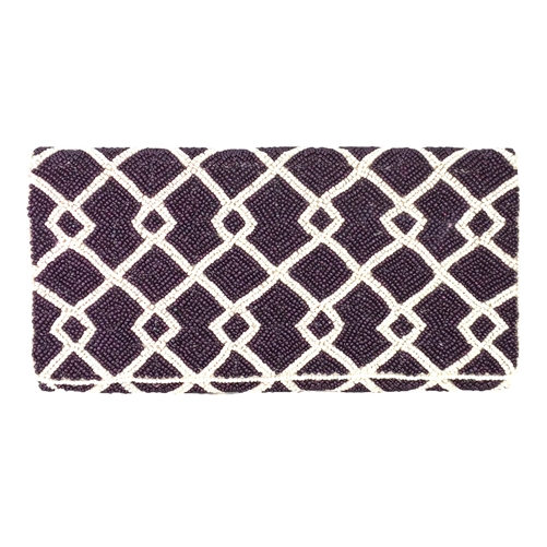 From St Xavier Madison Beaded Clutch