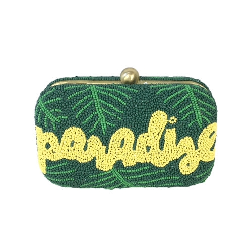 From St Xavier Paradise Beaded Box Clutch