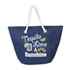 Magid Tequila Lime & Sunshine Packable Large Straw Tote