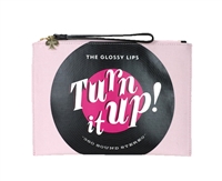 Kate Spade 'Turn It Up" Record Wristlet Clutch