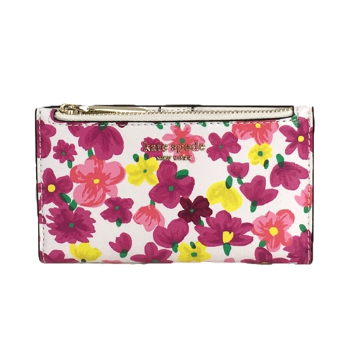 Kate Spade Sylvia Marker Floral Slim Bifold Wallet