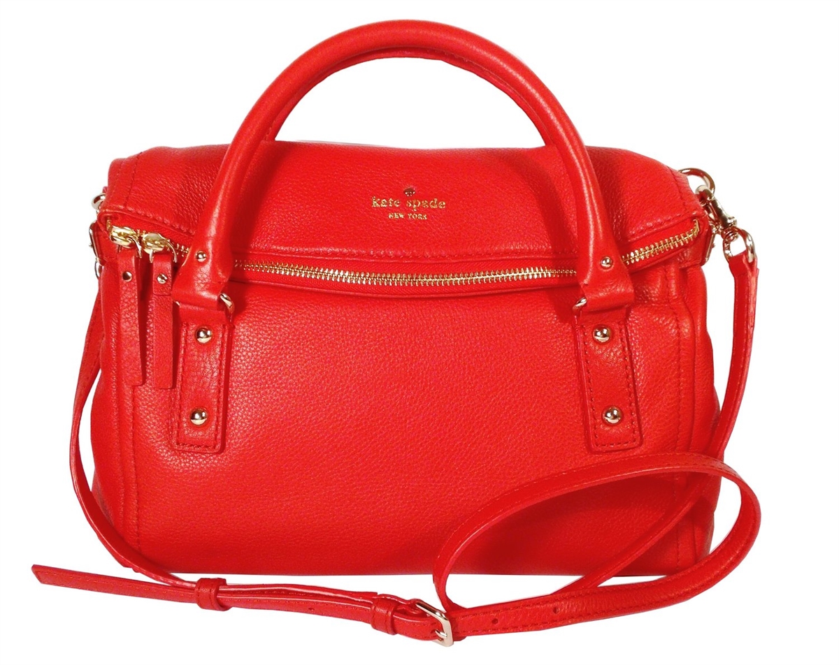 Kate Spade New York Saffiano Leather Carry-On - Red Luggage and Travel,  Handbags - WKA326050