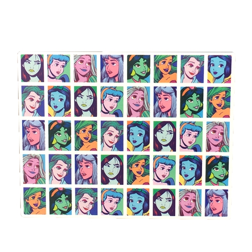Disney Pop Art Princess Portraits 500 Piece Jigsaw Puzzle