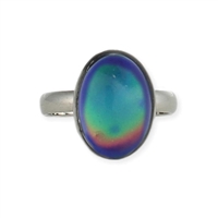 Oval Mood Color Changing Stone Ring