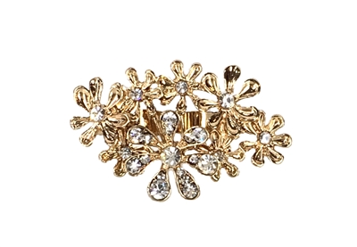Amrita Singh Floral Burst Crystal Statement Ring