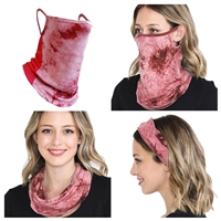 Tie Dye Convertible Neck Gaiter Scarf Face Covering