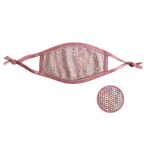 Bella Iridescent Sequins Shimmering 3 Layer Reusable Face Mask