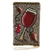 Mary Frances Vino Wine Beaded iPhone Crossbody