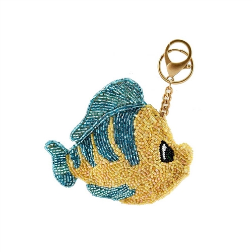 Disney Flounder The Little Mermaid Zip Coin Purse