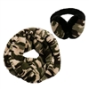 Camouflage Sherpa Fleece Infinity Scarf & Earmuff 2 PC Set