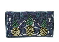 Mary Frances 'Pina Colada' Pineapple Beaded Clutch