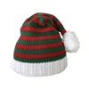 Ho Ho Ho Elf Stripes Knit Santa Hat