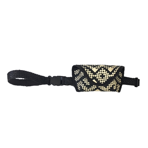 Banago Woven Straw Mini Fanny Pack Belt Bag
