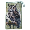 Majestic Owl Bag Beaded Phone Convertible Crossbody