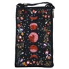Moon Phases Celestial Club Bag  Beaded Phone Convertible Crossbody, Multi