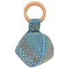 Mermaid Shimmer Beaded Bangle Ring Handle Pouchette Bag