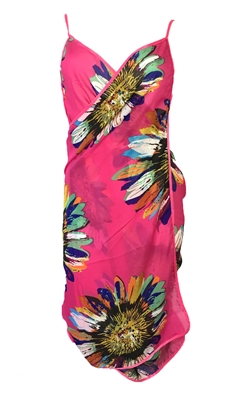 Semi Sheer Multi Way Sarong Swim Cover Up