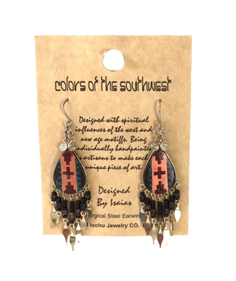 Machu Picchu Colors Of The Southwest Drop Earrings