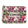 Betsey Johnson Choose Kindness Floral Print Wristlet